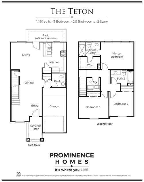 Prominence Homes The Townhomes at Crystal Falls From the Mid 200’s
